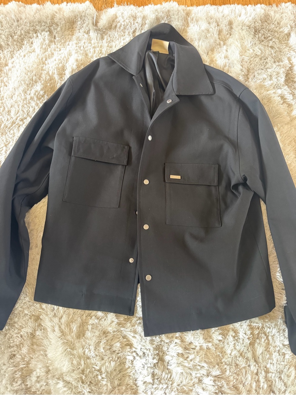 YoungLA Black Military-Style Utility Jacket